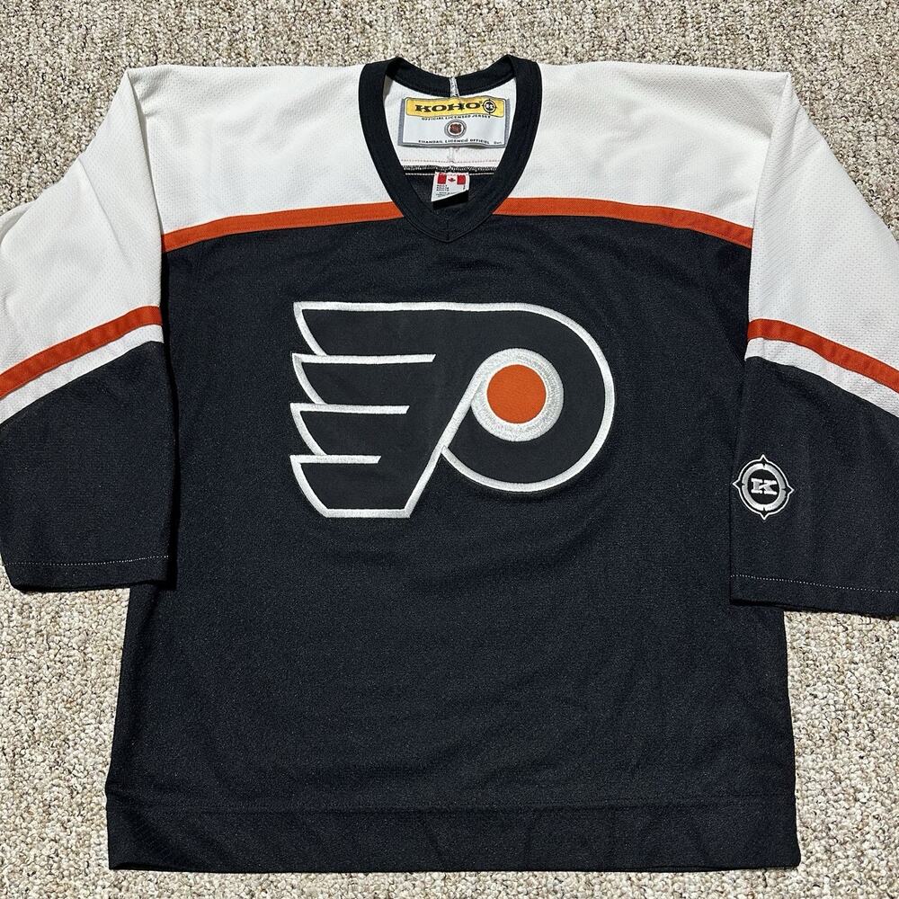Vintage Philadelphia Flyers Jersey Mens S Black Koho NHL Alternate Excellent